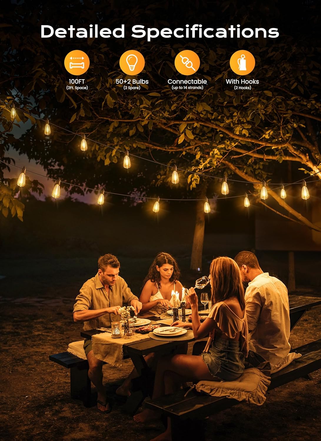 brightown-100ft-plug-in-st38-led-outdoor-patio-lights-for-porch-christmas-party- image 2
