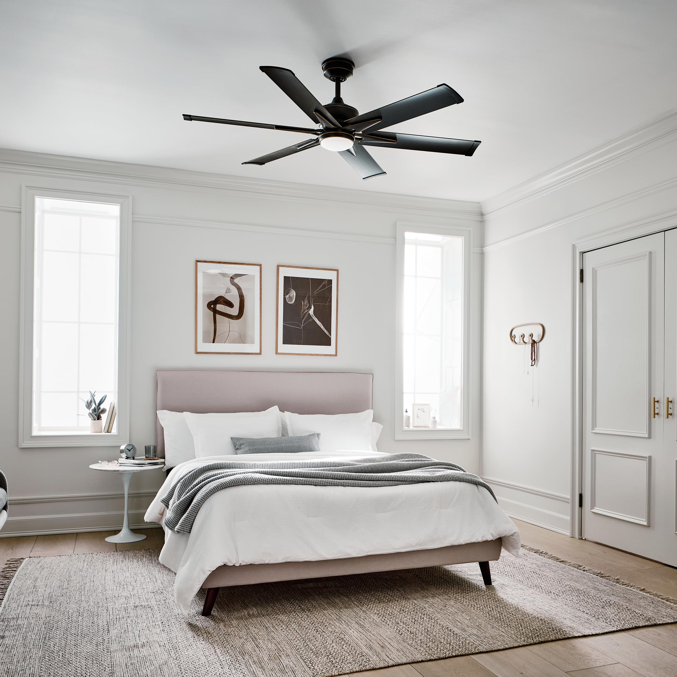 kichler-szeplo-ii-60-outdoor-ceiling-fan-with-led-light-bronze image 8