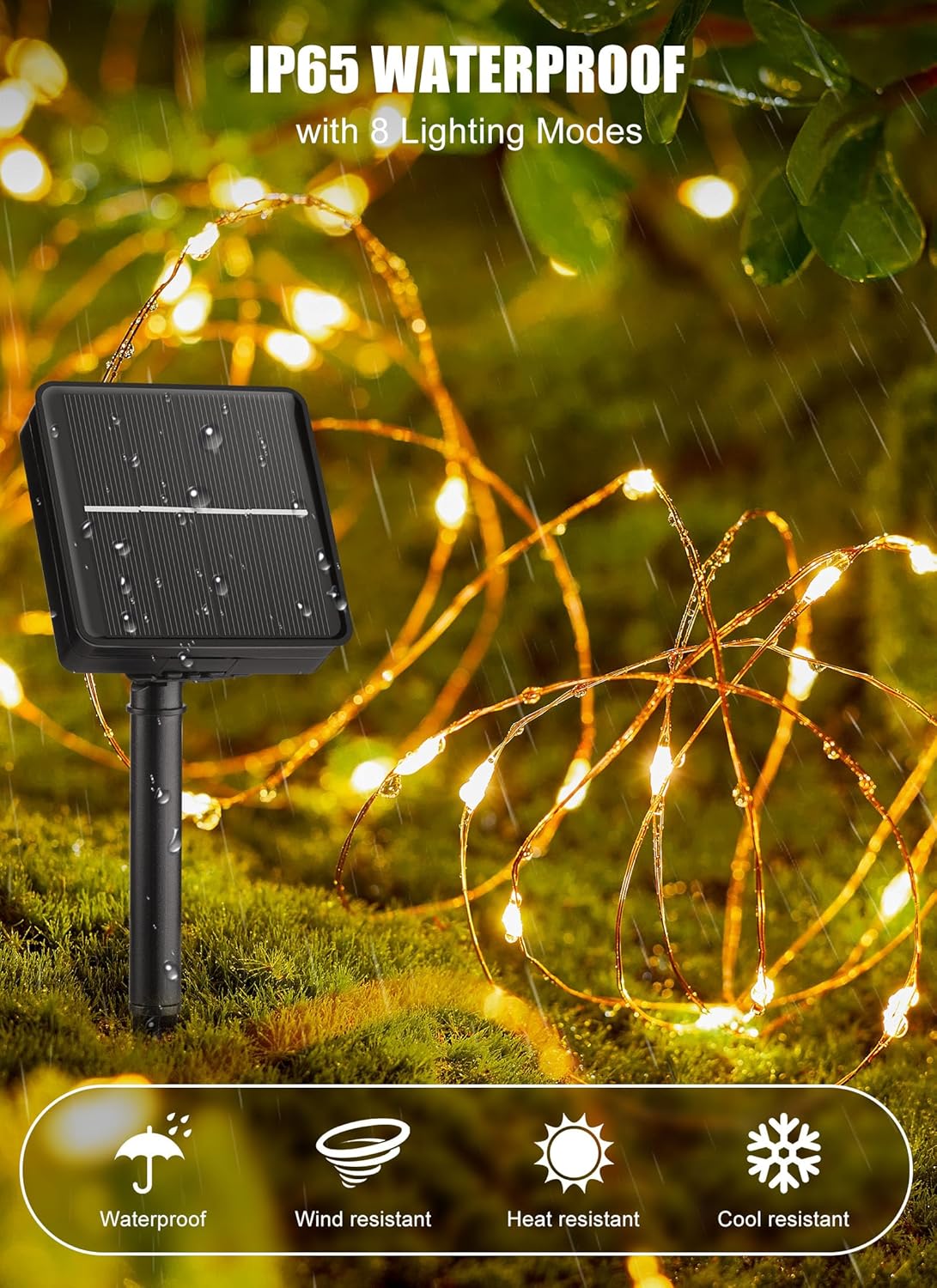 brightown-2-pack-total-132ft-400-led-solar-powered-fairy-string-lights-warm-whit image 3