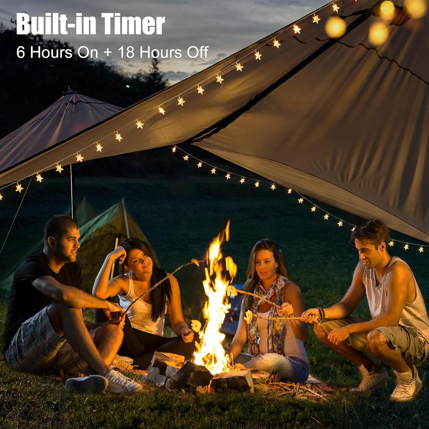 brightown-17ft-50-led-battery-operated-star-string-lights-with-remote-and-timer- image 8