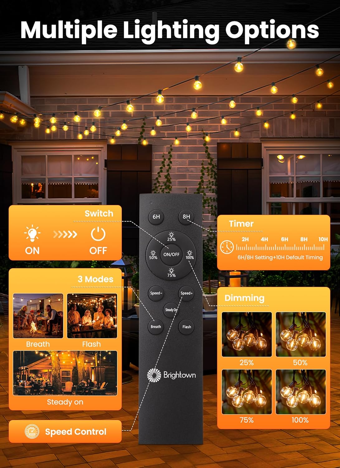 brightown-38ft-solar-powered-g40-16-led-bulbs-string-lights image 6