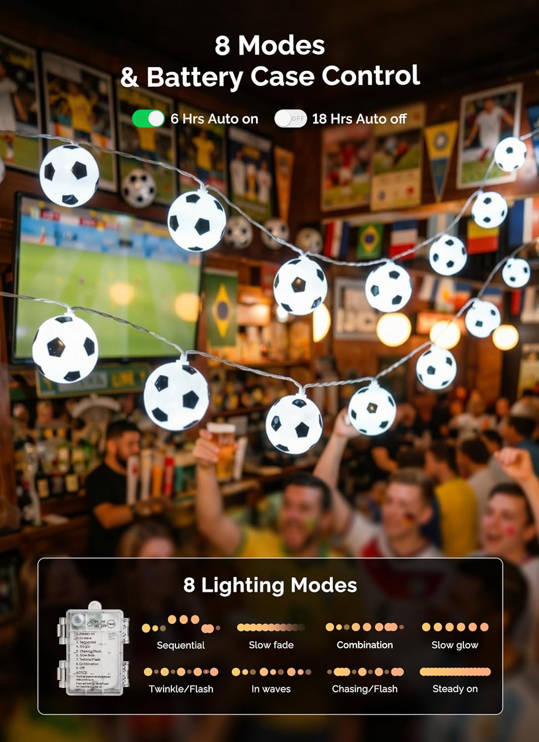 brightown-11ft-battery-operated-20-led-soccer-ball-string-lights-for-sports-fans image 4