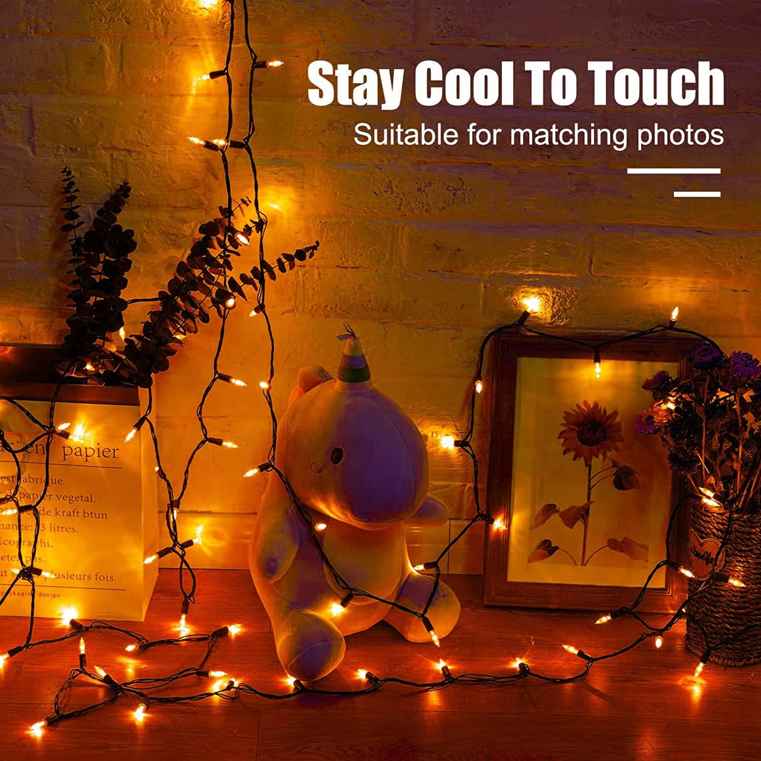 brightown-2-pack-39ft-plug-in-100-led-mini-orange-string-lights-with-8-modes-for image 4