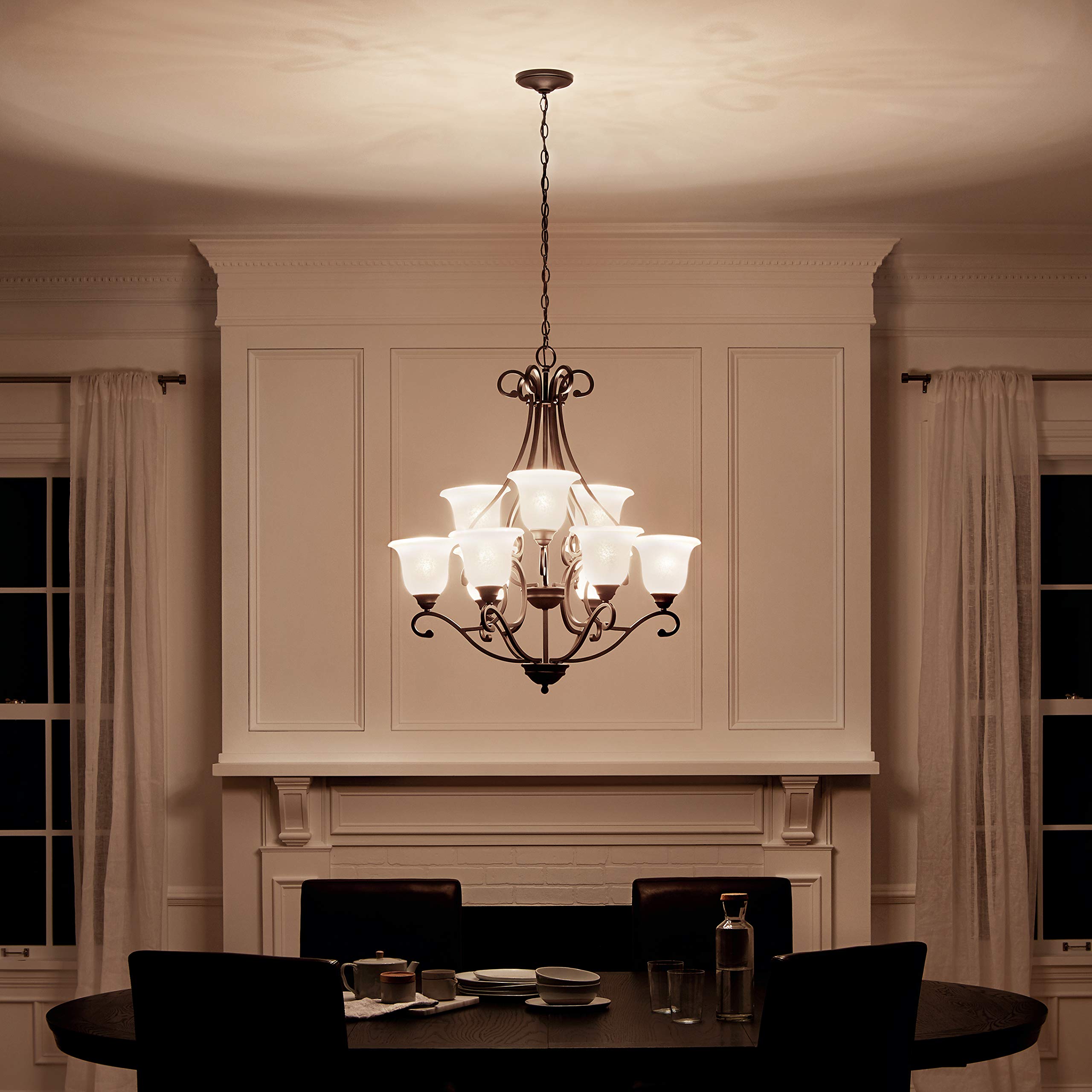 kichler-camerena-34-5-9-light-two-tier-chandelier-olde-bronze-with-white-scavo-u image 4