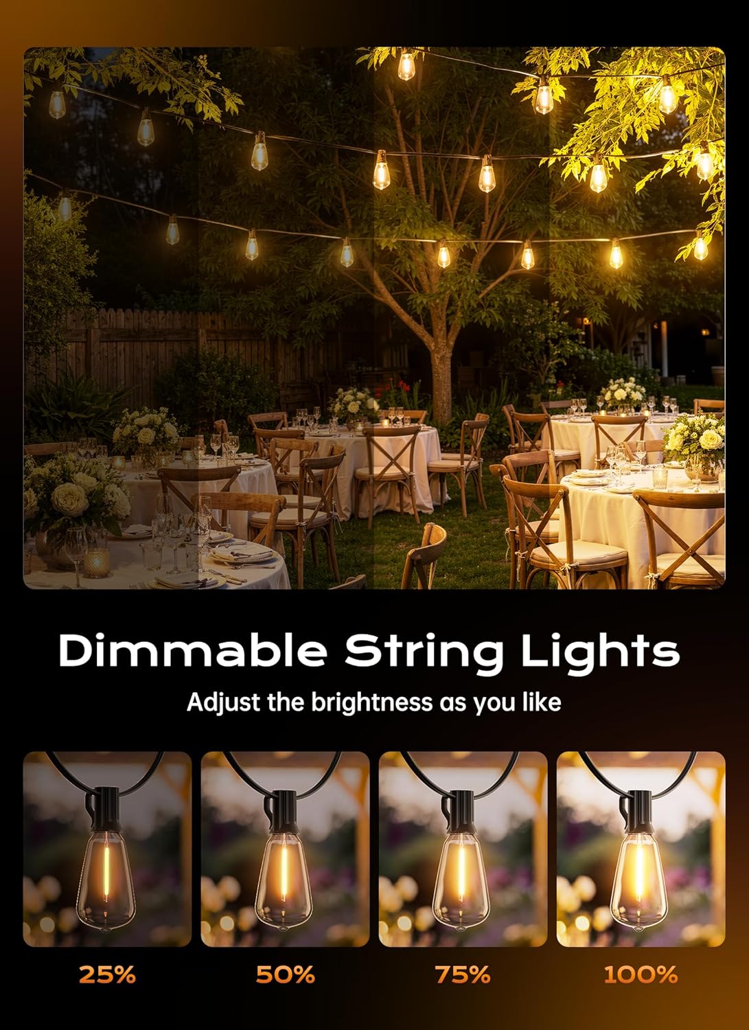 brightown-120ft-45-2-shatterproof-st38-led-bulbs-outdoor-string-lights-with-remo image 6