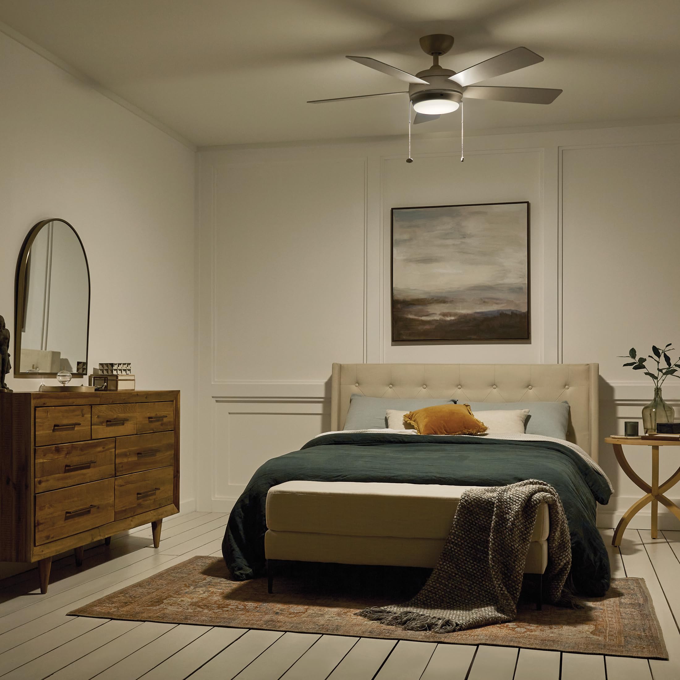 kichler-starkk-52-ceiling-fan-with-dimmable-led-light-brushed-nickel-reversible- image 8