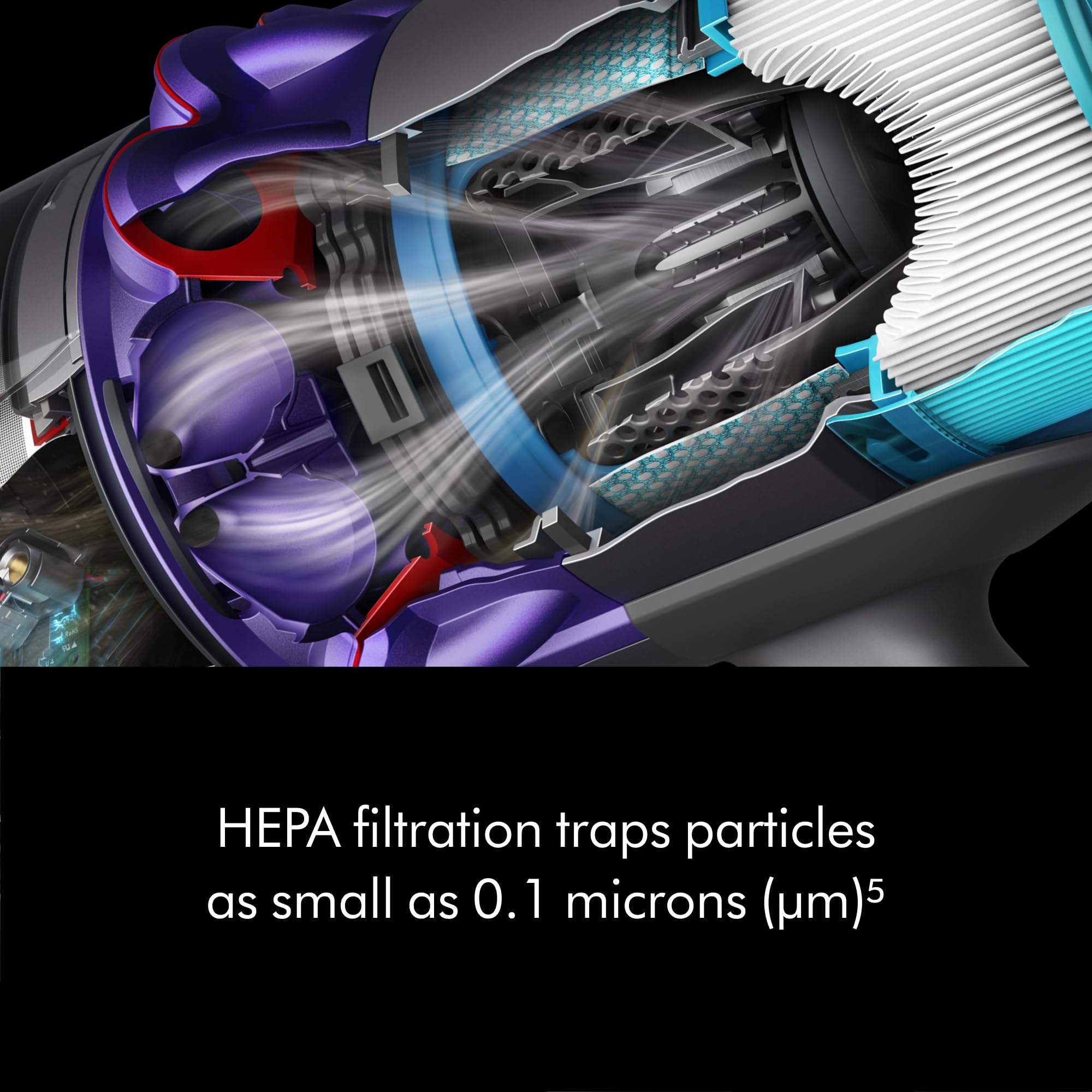 dyson-gen5detect-cordless-vacuum-280aw-3-power-modes-up-to-70-minutes-hepa-filtr image 3