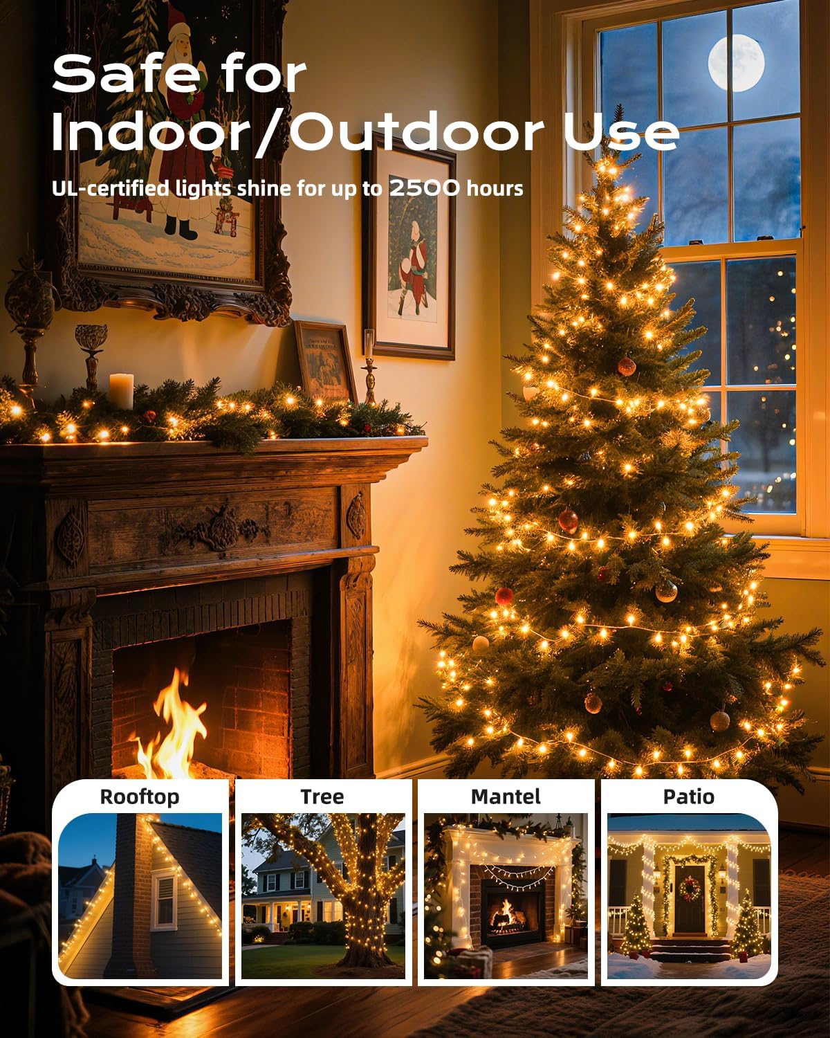 brightown-20ft-100-led-plug-in-clear-mini-incandescent-string-lights-for-christm image 5