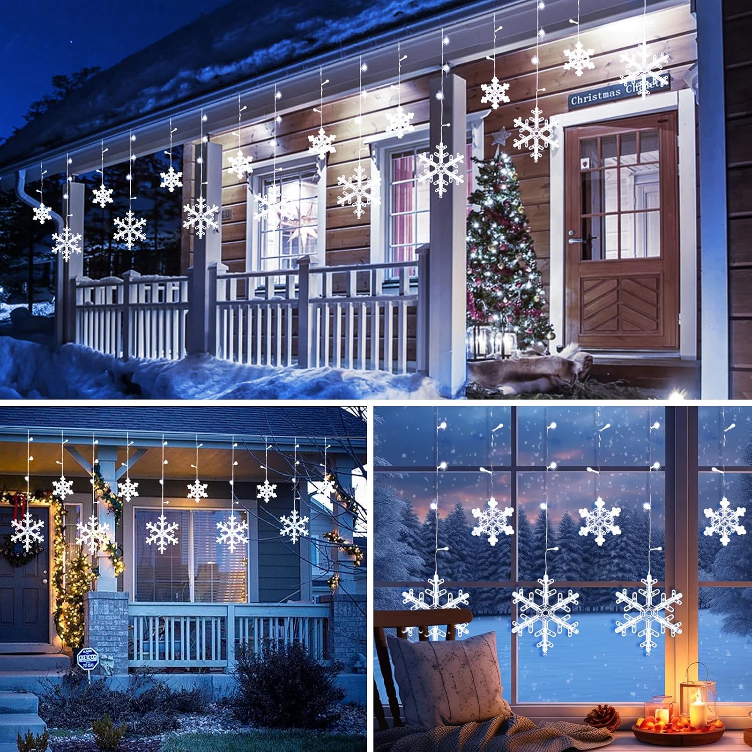 brightown-13ft-192-led-snowflake-icicle-lights-with-16-drops-12-modes-for-christ image 3