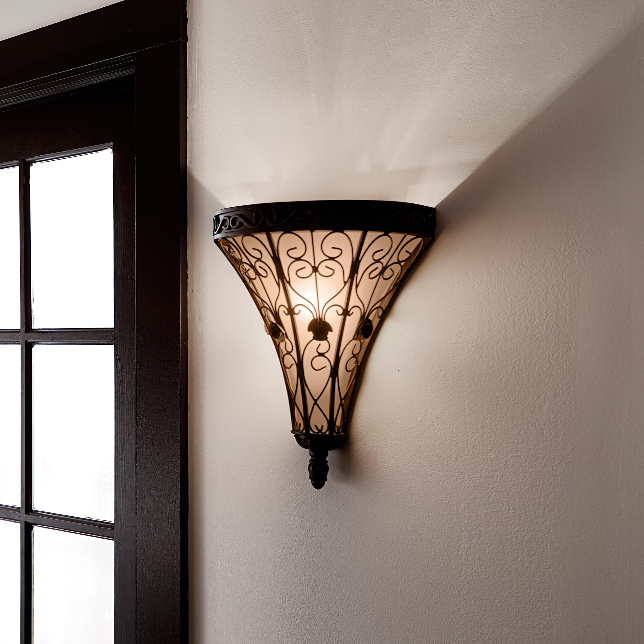 kichler-marchesa-45131trz-14-75-1-light-wall-sconce-terrene-bronze-with-umber-se image 4
