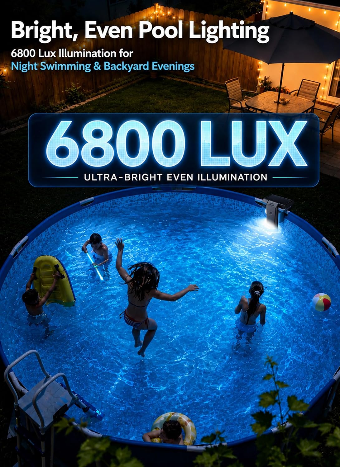 brightown-solar-color-changing-led-pool-lights-inground-above-ground-timer-remot image 3