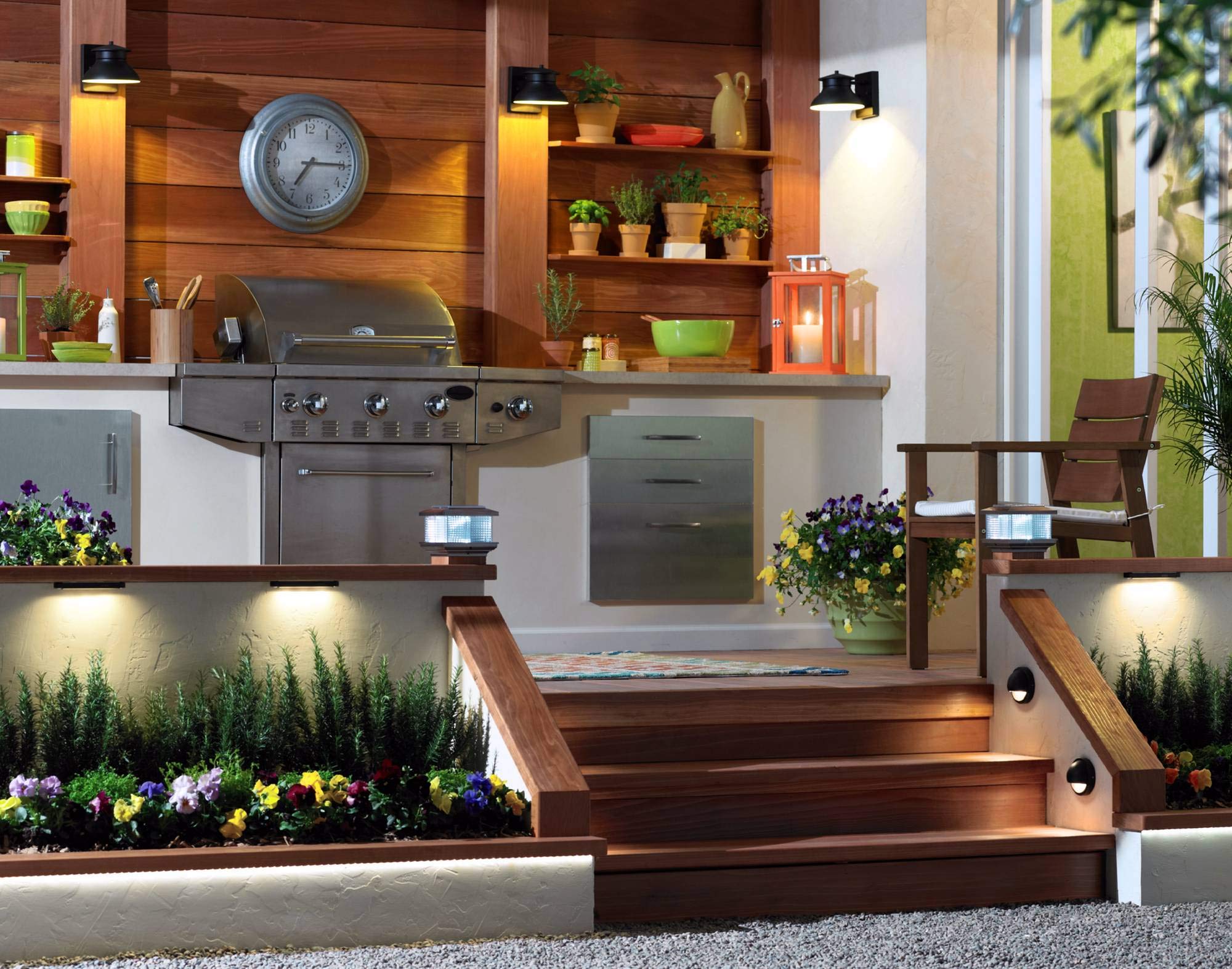 kichler-half-moon-led-deck-and-step-light-architectural-bronze-integrated-3000k- image 3