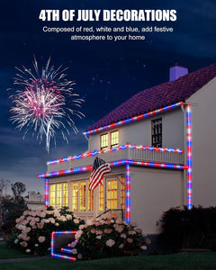 brightown-66ft-plug-in-200-led-18-color-changing-outdoor-string-lights-with-remo image 2