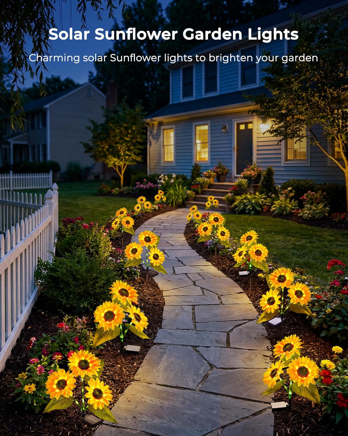 brightown-3-pack-solar-powered-sunflower-stake-lights-for-garden-yard-pathway-42 image 7