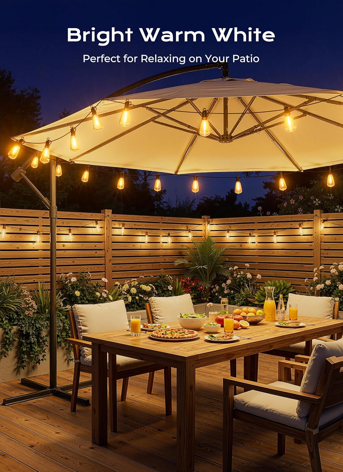 brightown-37ft-solar-powered-10-1-led-st38-bulbs-string-lights-outdoor-3-light-m image 2