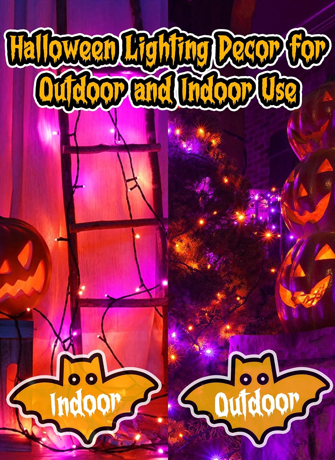 brightown-battery-operated-led-string-lights-17-8ft-50-mini-bulbs-orange-and-pur image 6