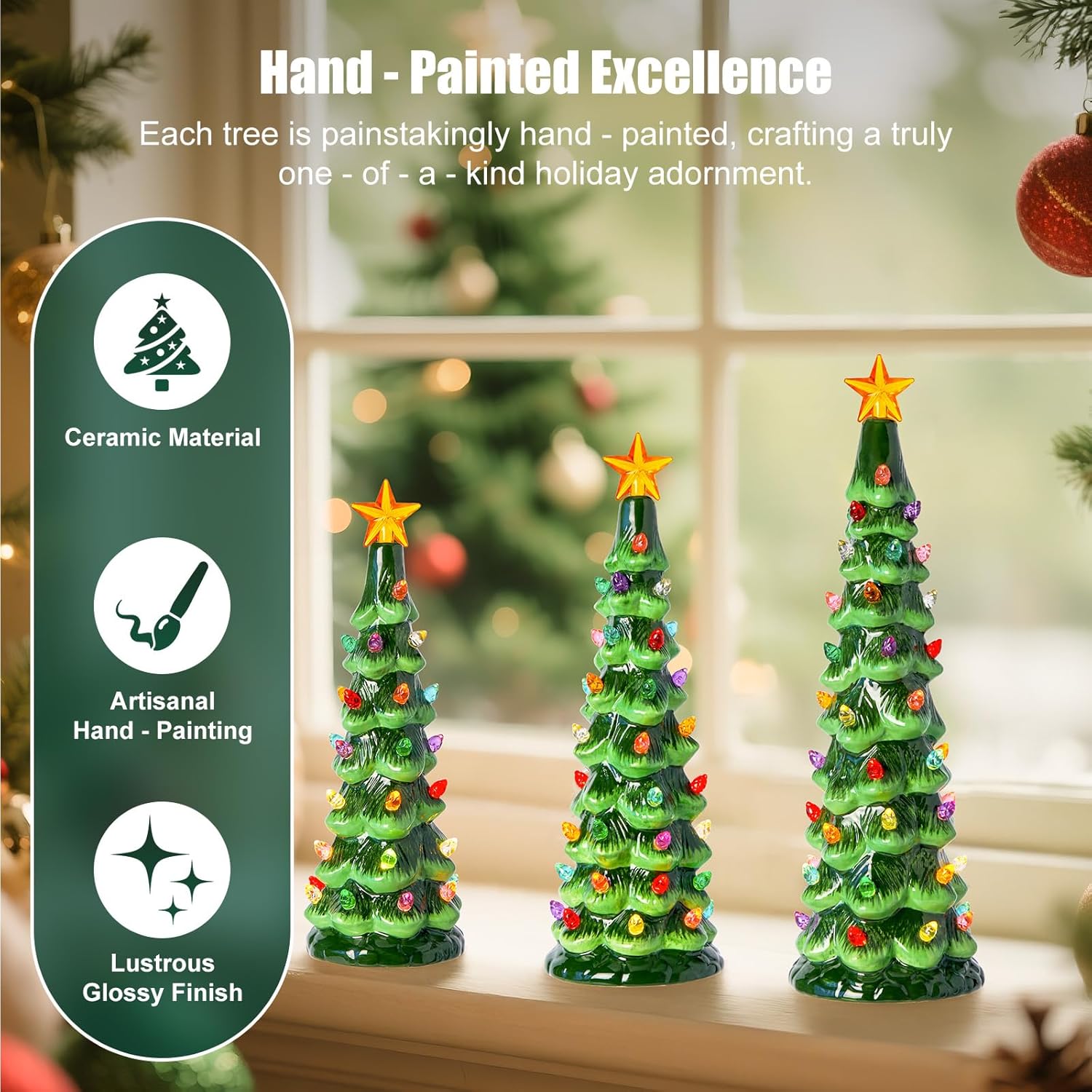 brightown-3-piece-set-of-pre-lit-battery-operated-ceramic-christmas-trees-with-m image 5