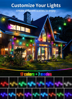 brightown-g40-led-string-lights-29ft-12-bulbs-multicolor-with-remote-control-and image 2