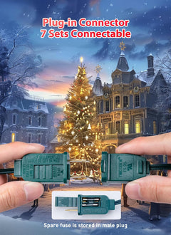 brightown-100ft-c7-100-led-warm-white-christmas-string-lights-outdoor-roofline-t image 2