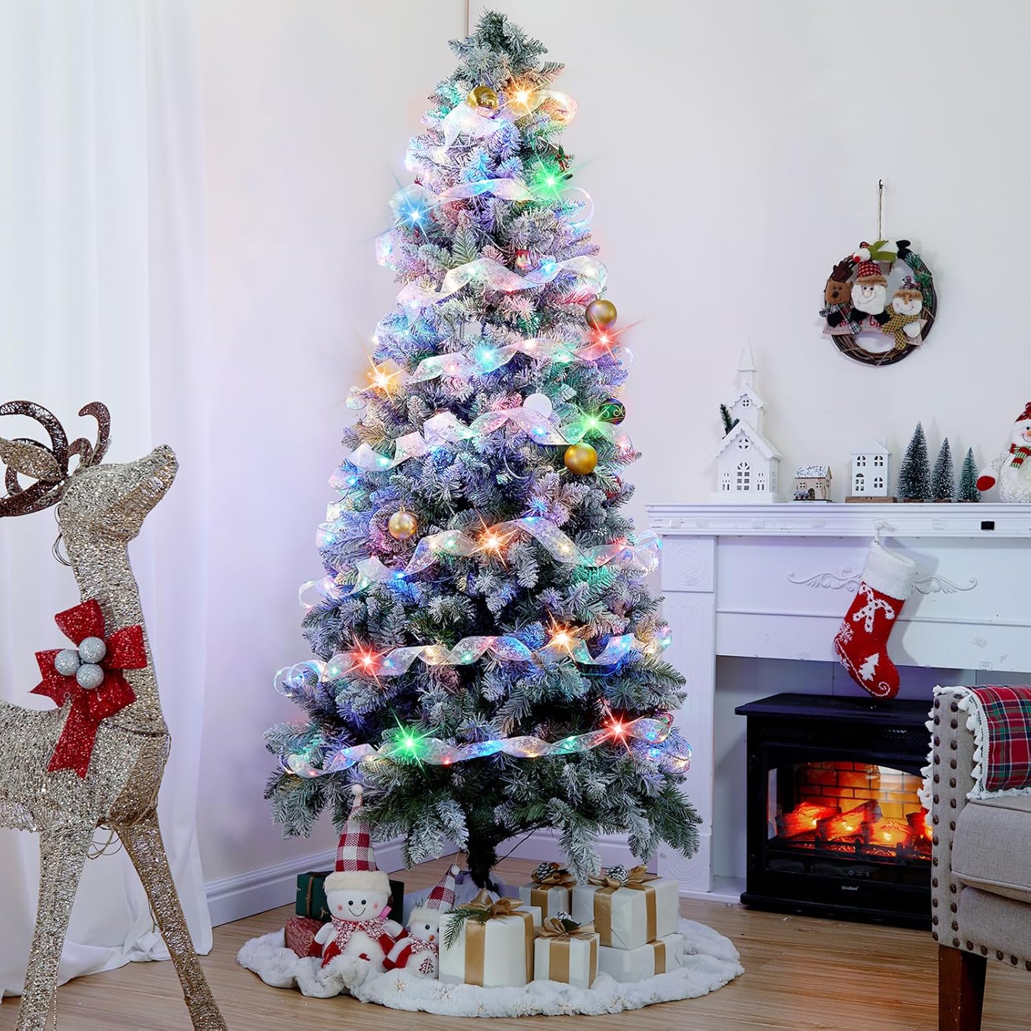 brightown-2-pack-33ft-100-led-battery-operated-christmas-tree-ribbon-lights-mult image 6