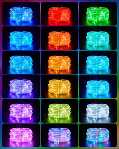 brightown-99ft-plug-in-300-led-18-colors-changing-outdoor-string-rope-lights-wit image 2