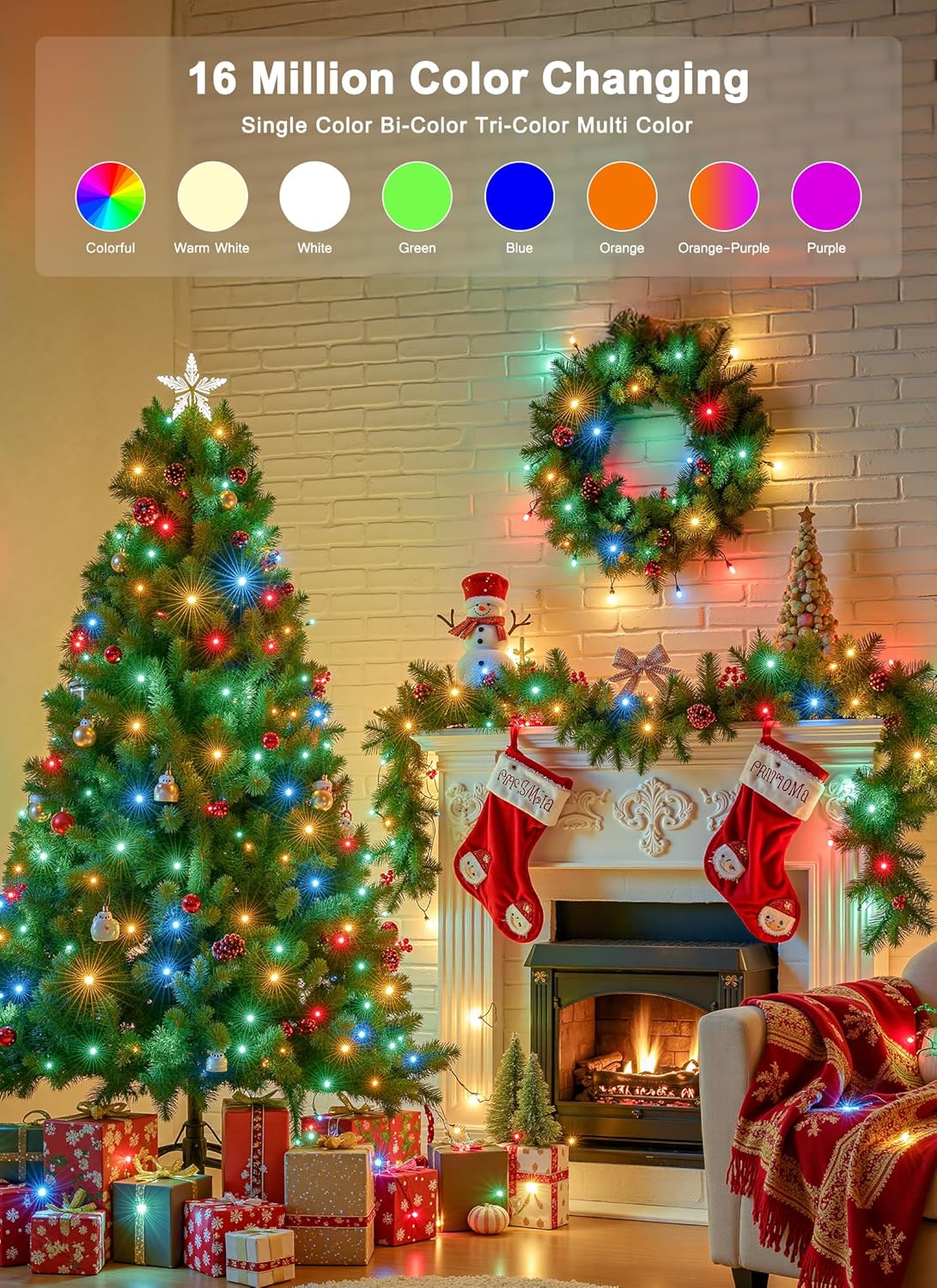 brightown-82ft-250led-smart-rgb-string-lights-with-app-control-and-remote image 3