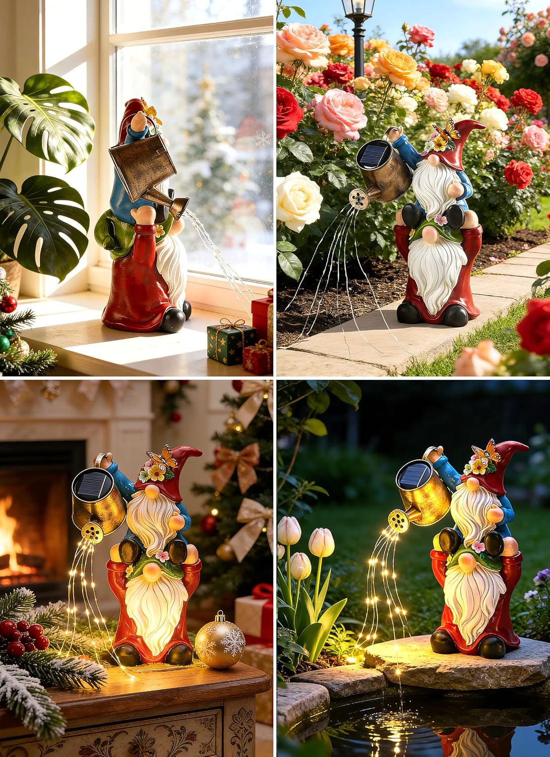 brightown-solar-powered-gnome-statue-with-watering-can-light-for-garden-decor image 2