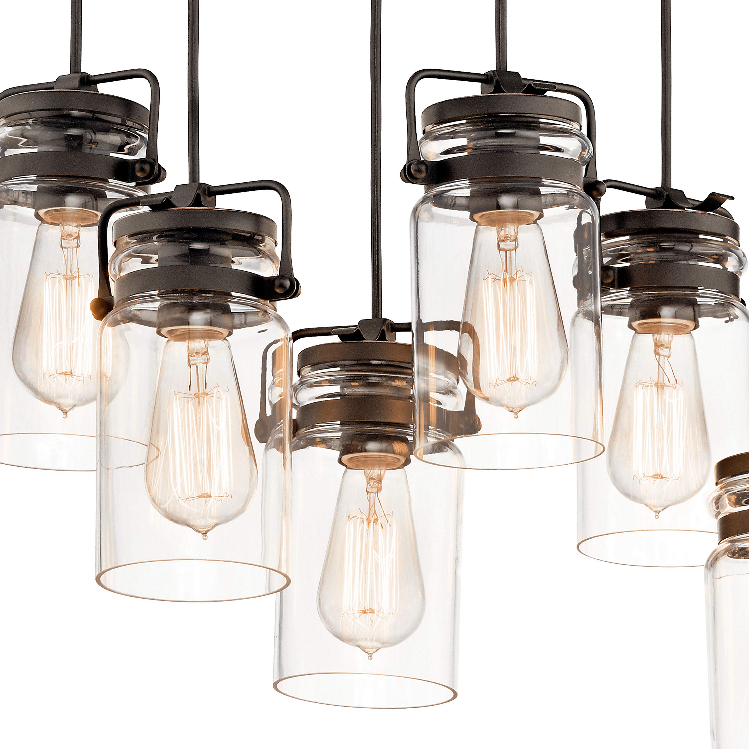 kichler-brinley-25-5-linear-chandelier-8-light-olde-bronze-model-42890oz-farmhou image 5