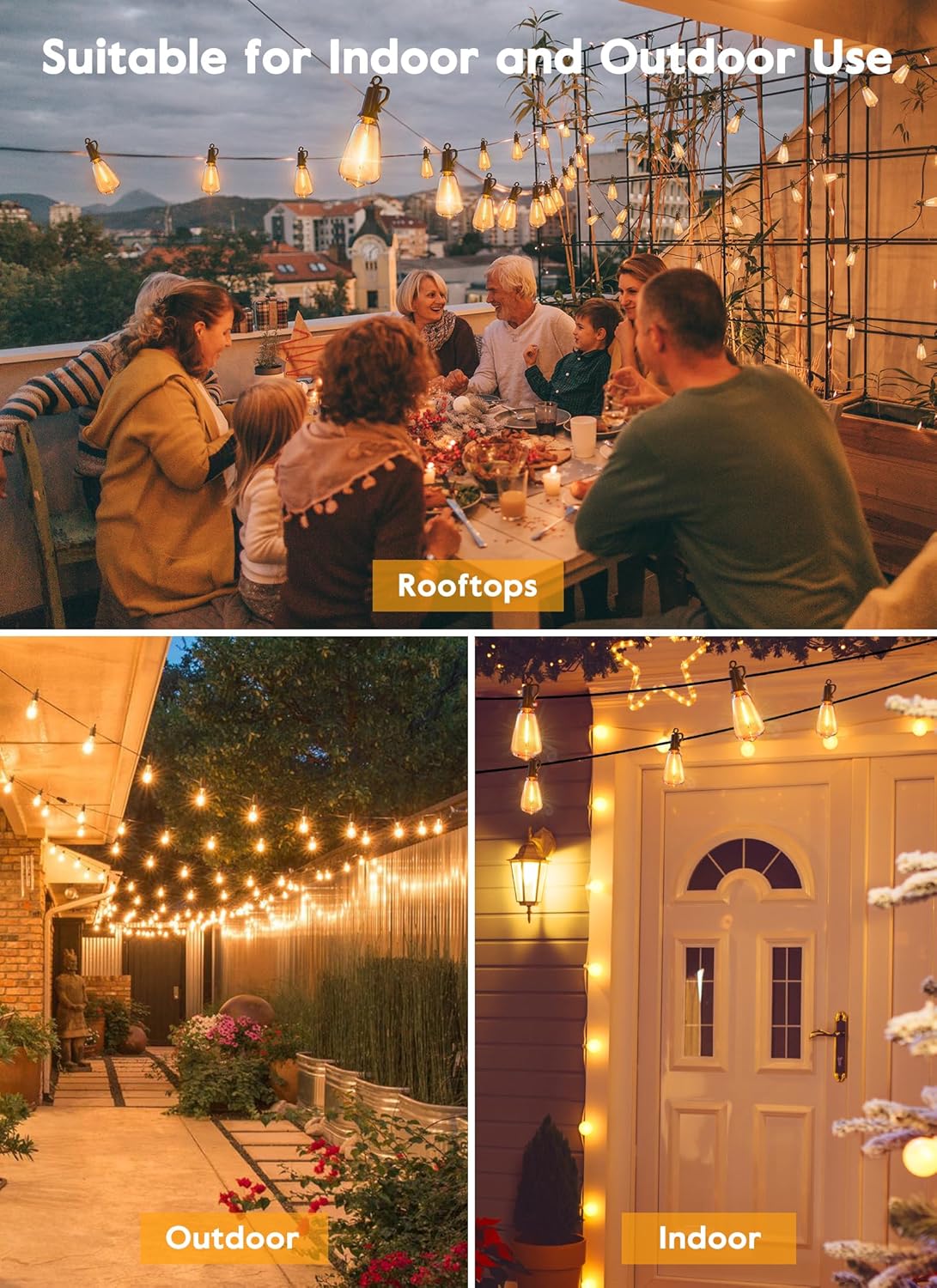 brightown-50ft-18-1-shatterproof-edison-led-string-lights-outdoor-ip65-waterproo image 2