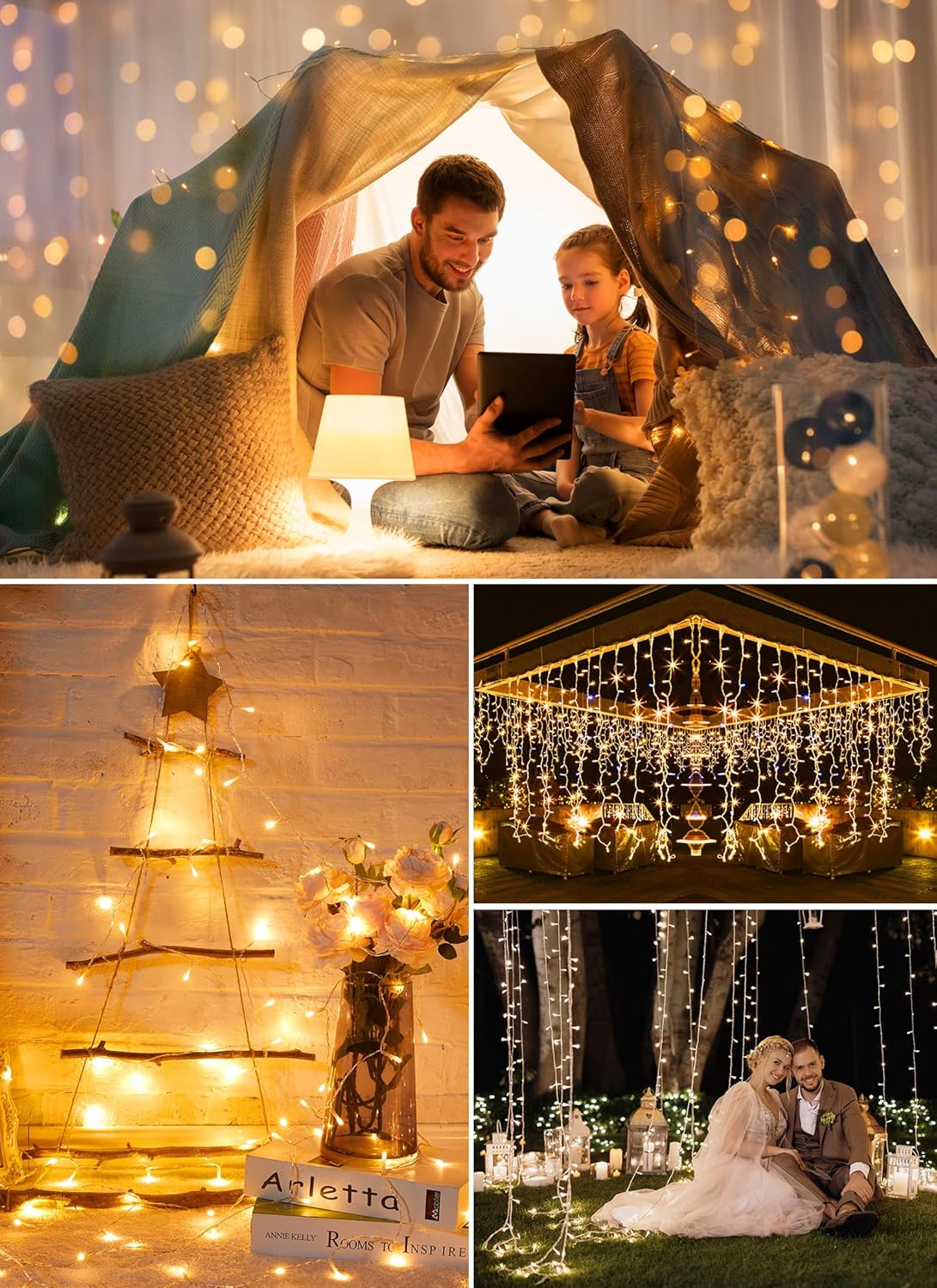 brightown-17ft-50-led-battery-operated-starry-fairy-lights-with-timer-8-modes-wa image 6