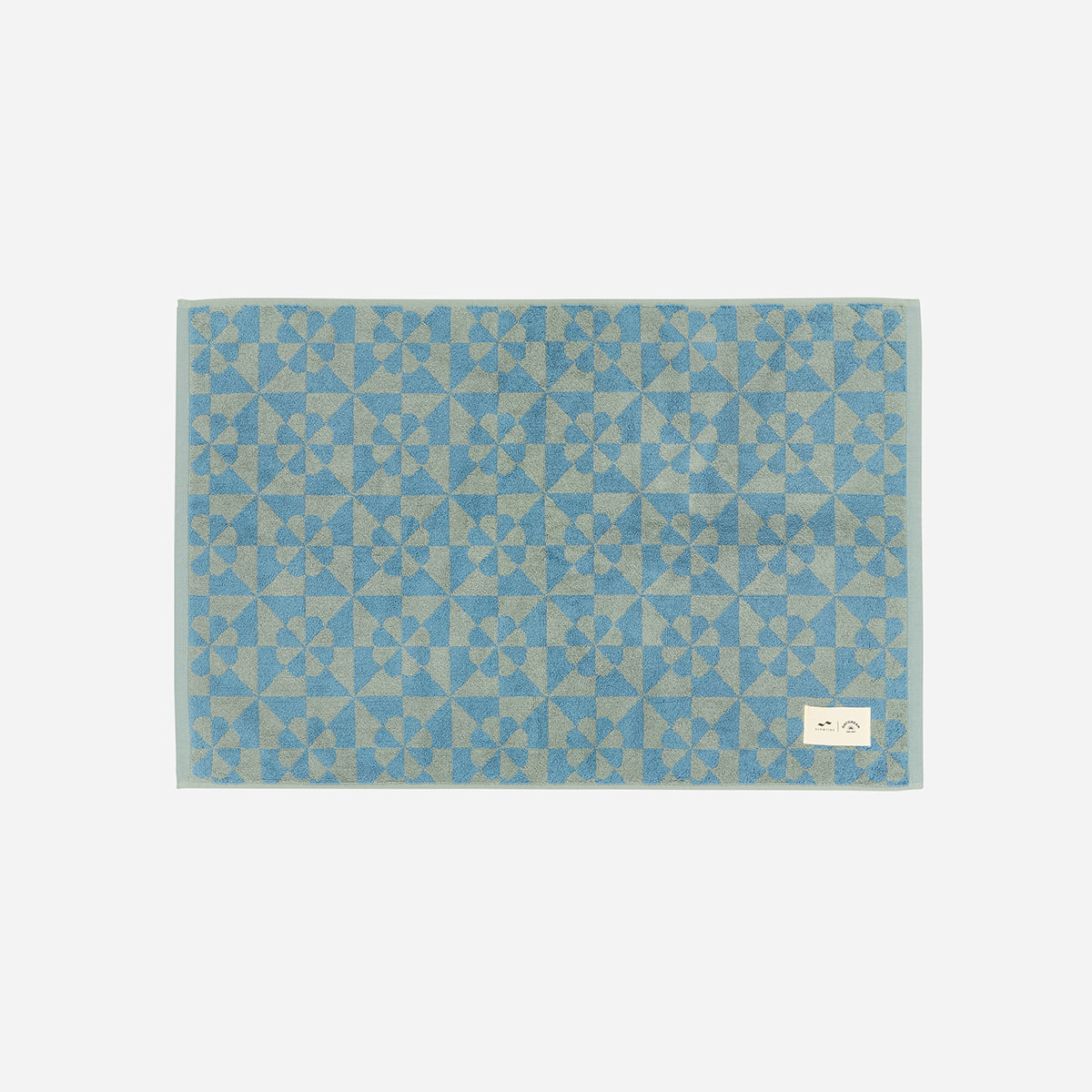 slowtide-bex-bath-mat-in-dusty-blue-daydream-x-slowtide image 1