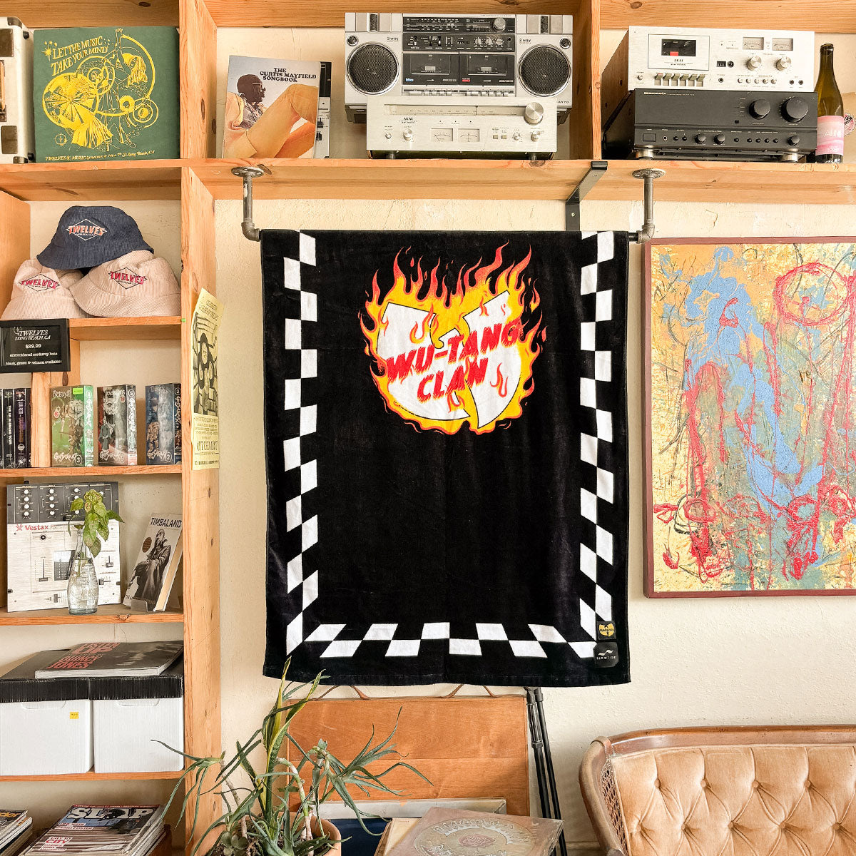 slowtide-blocks-on-fire-beach-towel-wu-tang-clan-x-slowtide image 2