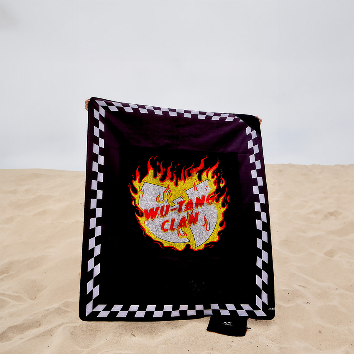 slowtide-blocks-on-fire-lightweight-picnic-blanket-wu-tang-clan-x-slowtide image 4