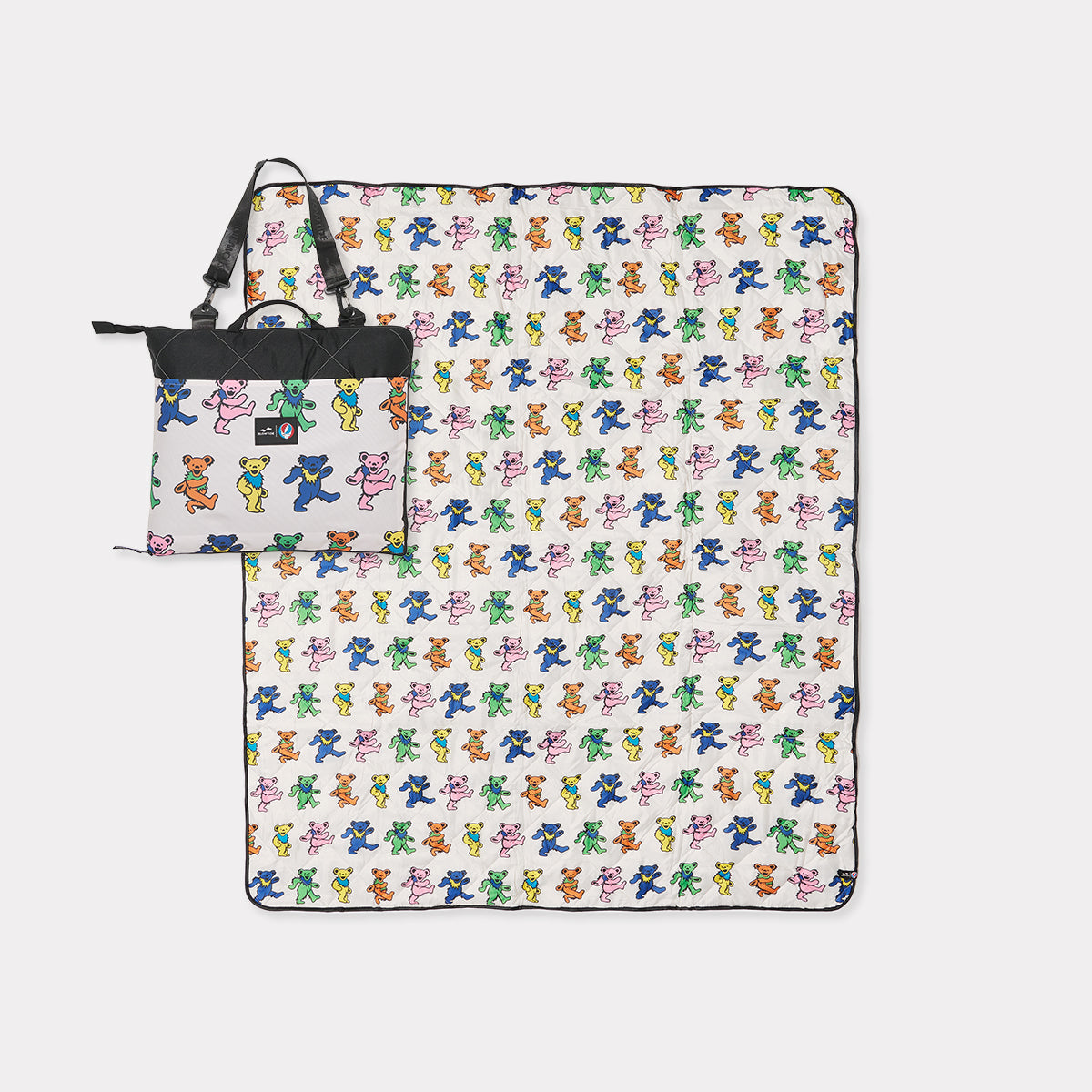 slowtide-dancing-bears-packable-picnic-blanket-grateful-dead-x-slowtide image 1