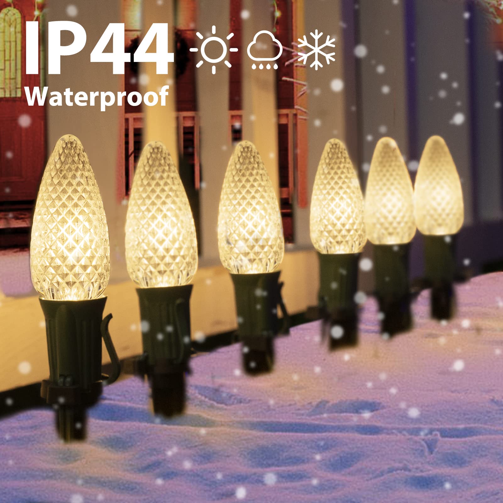 brightown-25-7ft-plug-in-c9-led-strawberry-string-lights-for-christmas-pathway-w image 2