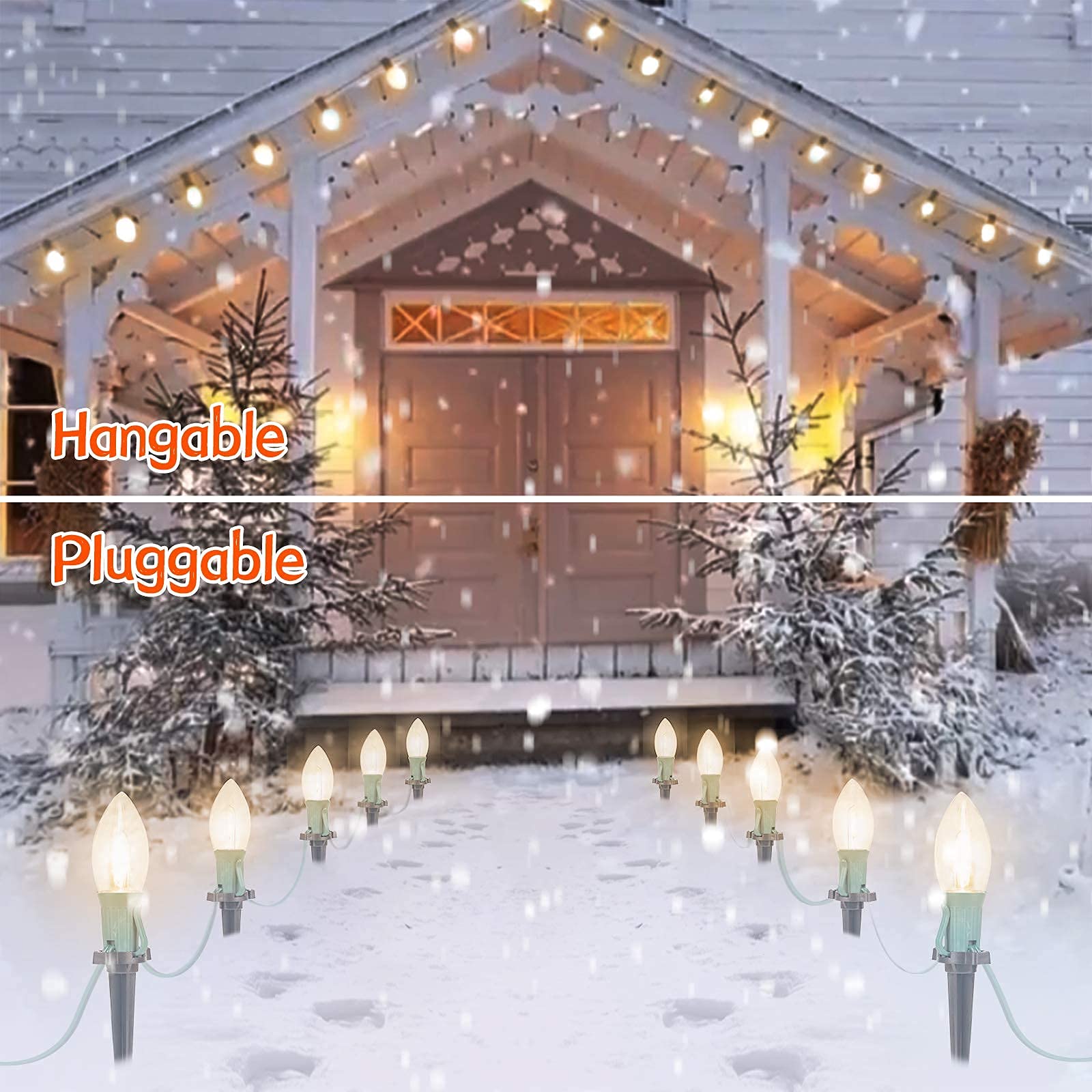 brightown-2-pack-51-4ft-plug-in-c9-led-string-lights-with-40-warm-white-leds-pat image 3