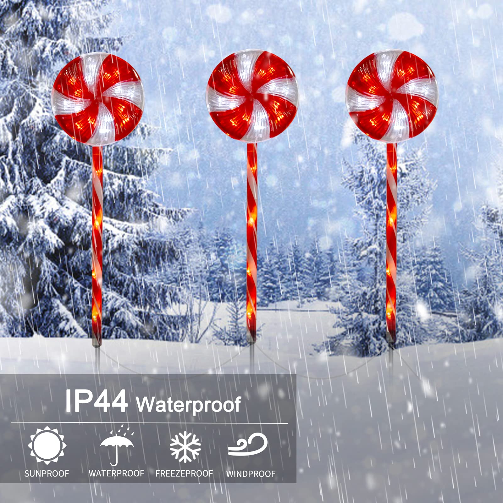 brightown-christmas-led-pathway-string-lights-lollipop-3-pack-8-lighting-modes-p image 3