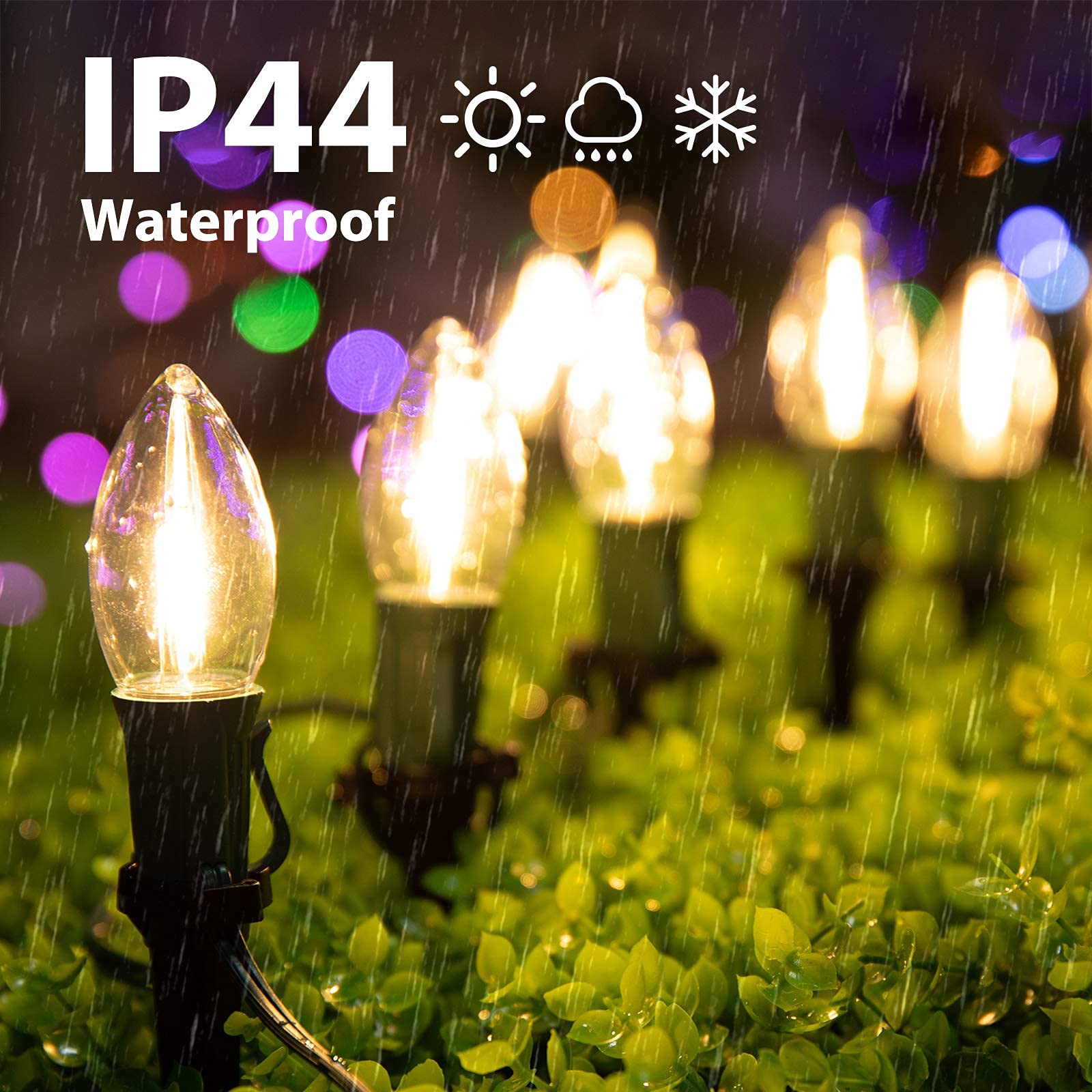brightown-2-pack-51-4ft-plug-in-c9-led-string-lights-with-40-warm-white-leds-pat image 4