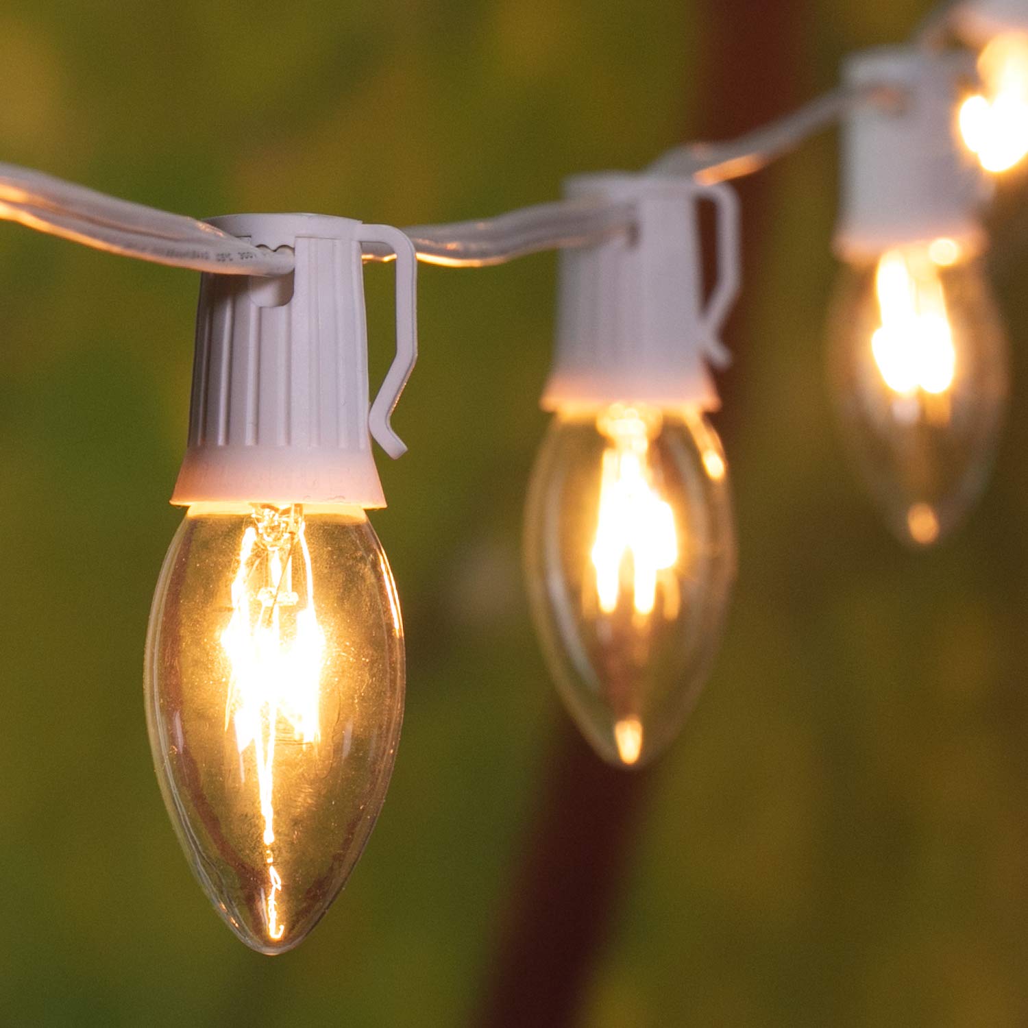 brightown-25ft-plug-in-c9-led-string-lights-25-warm-white-bulbs-white-wire-conne image 4