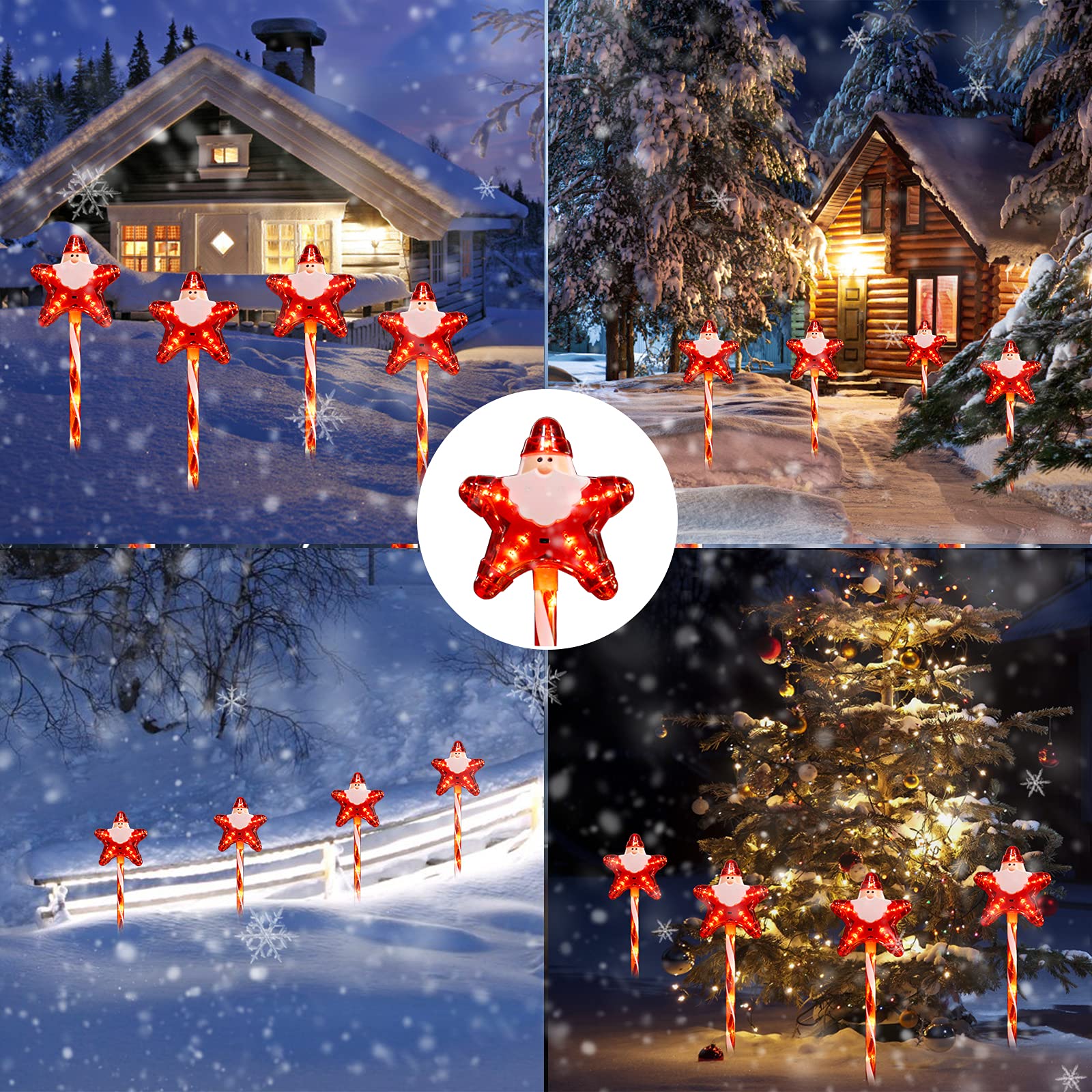 brightown-4-pack-23-inch-plug-in-christmas-candy-cane-star-santa-claus-pathway-l image 5