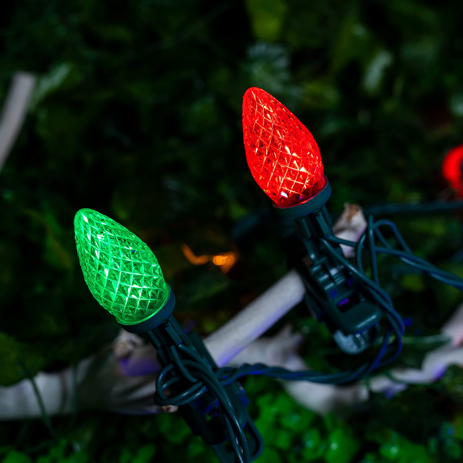 brightown-68ft-plug-in-100-led-c9-strawberry-string-lights-for-roofline-xmas-dec image 4