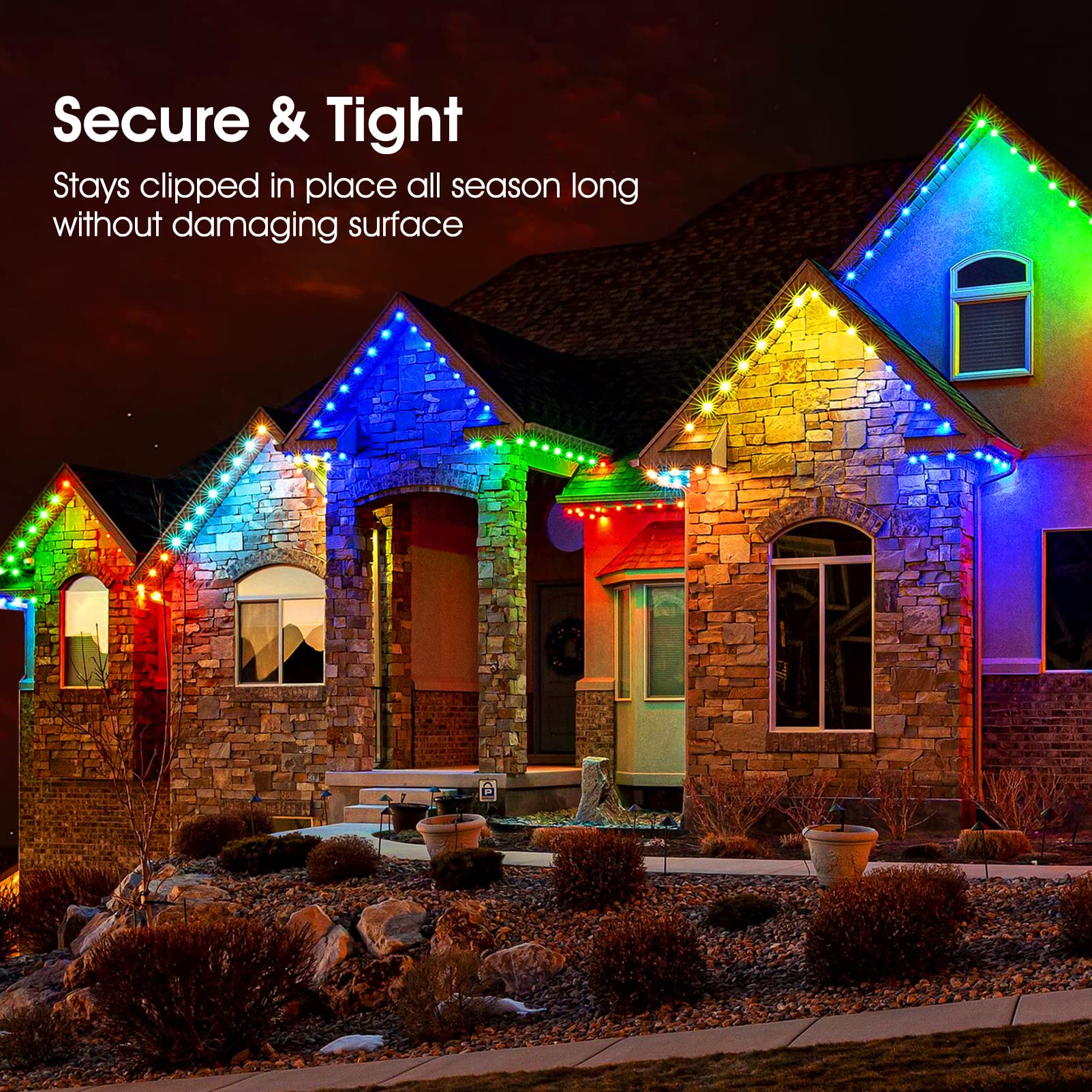 brightown-68ft-plug-in-100-led-c9-strawberry-string-lights-for-roofline-xmas-dec image 7