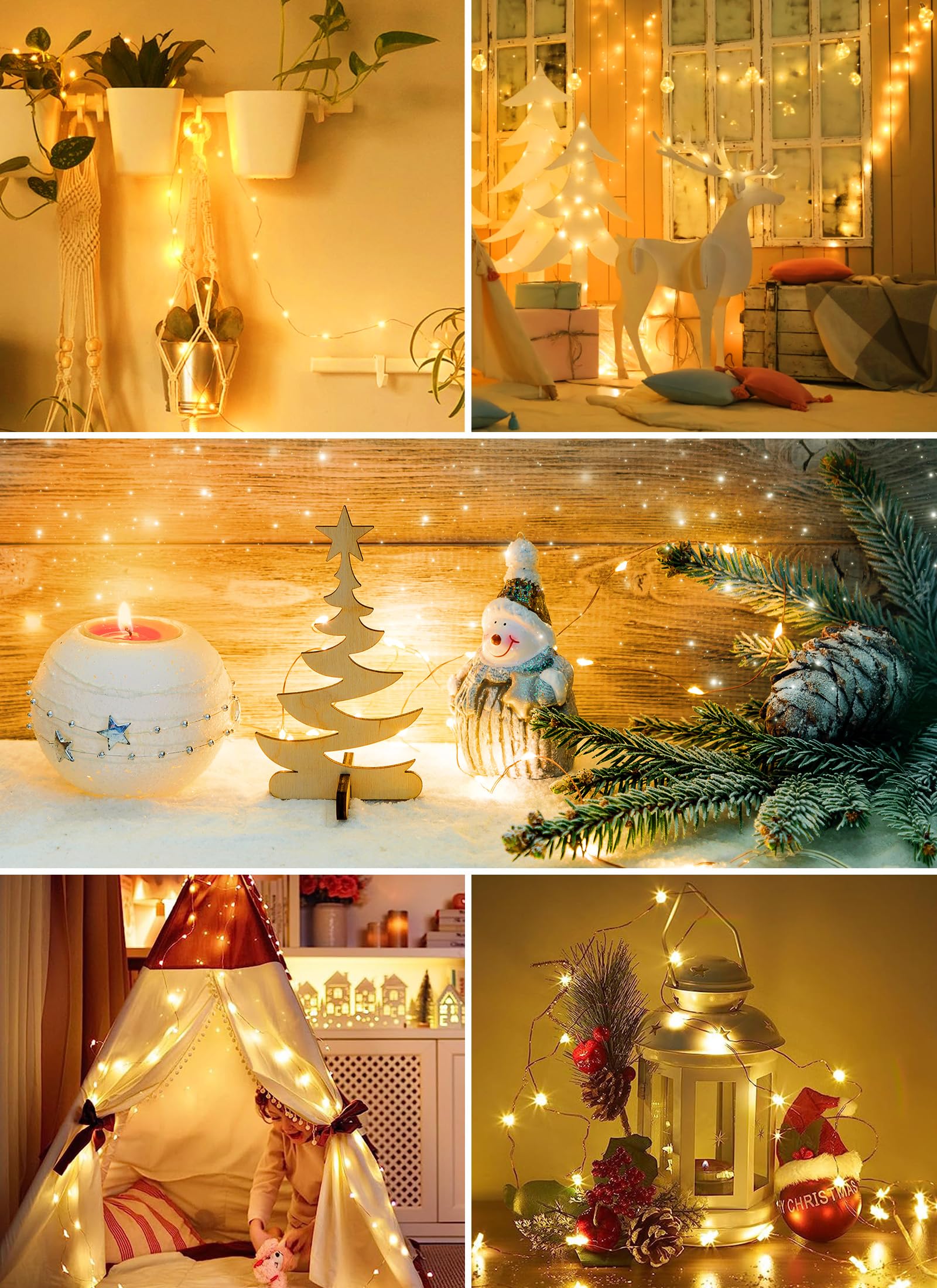 brightown-33ft-usb-fairy-lights-copper-wire-100-led-remote-control-timer-8-modes image 6