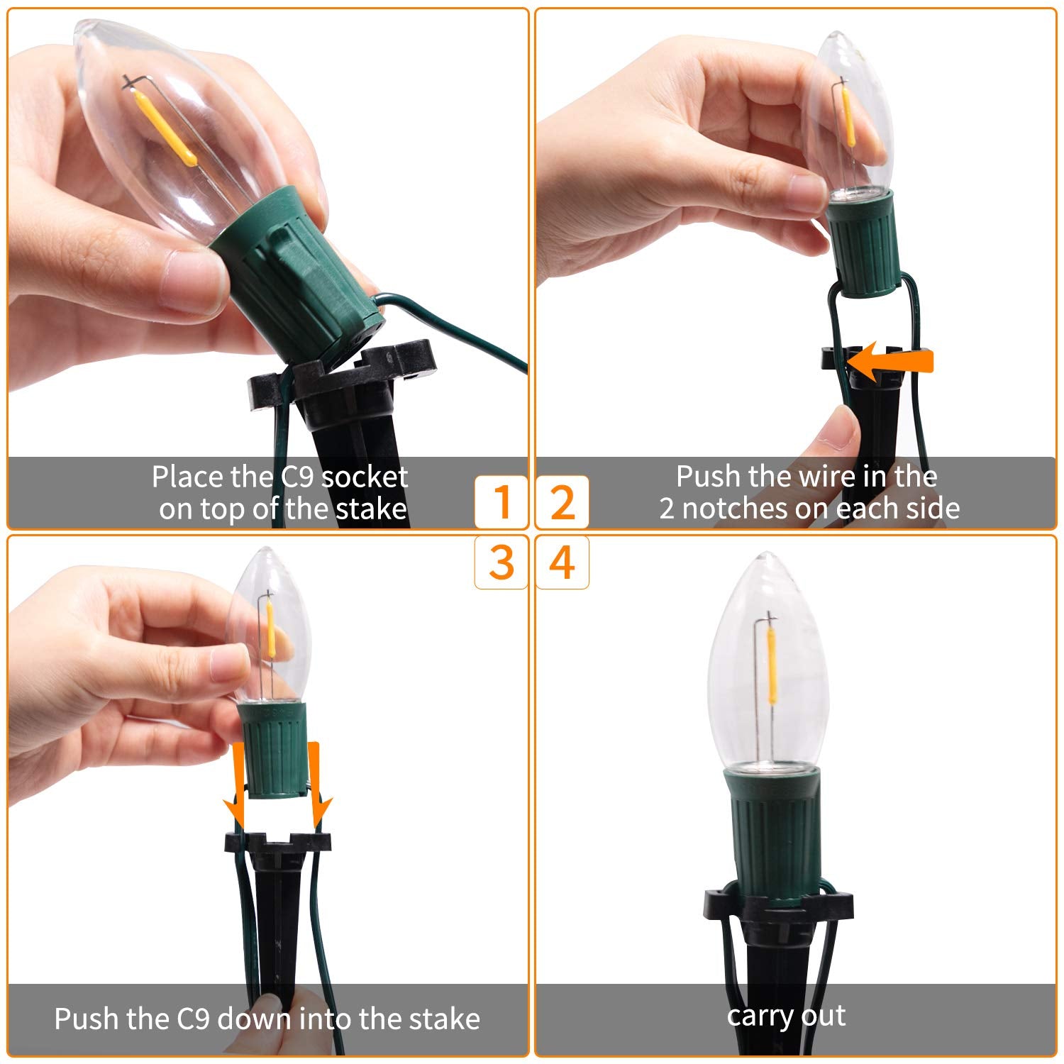 brightown-2-pack-51-4ft-plug-in-c9-led-string-lights-with-40-warm-white-leds-pat image 7