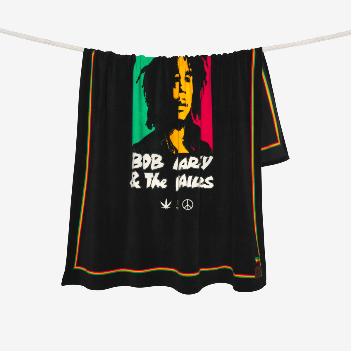 slowtide-one-love-polar-fleece-throw-blanket-bob-marley-x-slowtide image 7