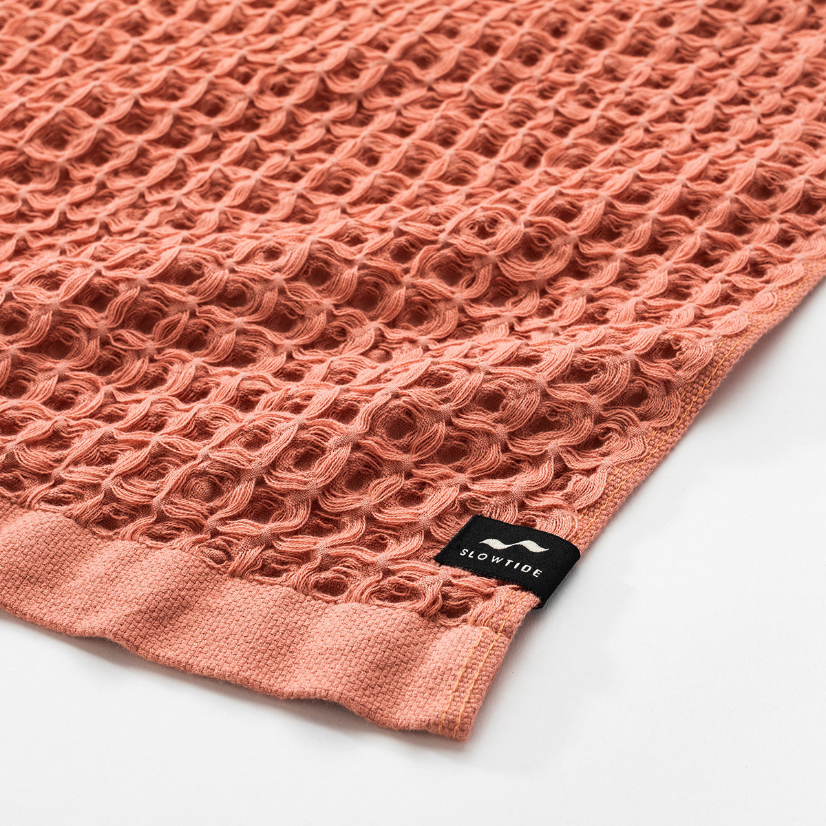slowtide-guild-waffle-hand-towel-terracotta image 3