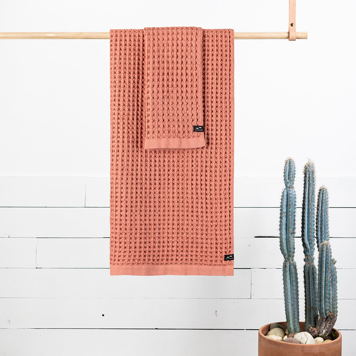 slowtide-guild-waffle-hand-towel-terracotta image 5