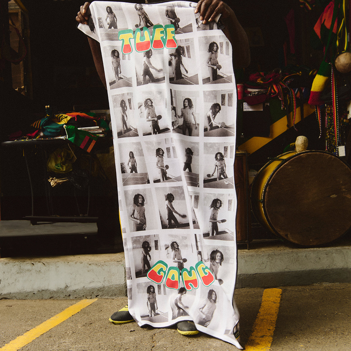 slowtide-tuff-pong-performance-quick-dry-travel-towel-bob-marley-x-slowtide-ligh image 2