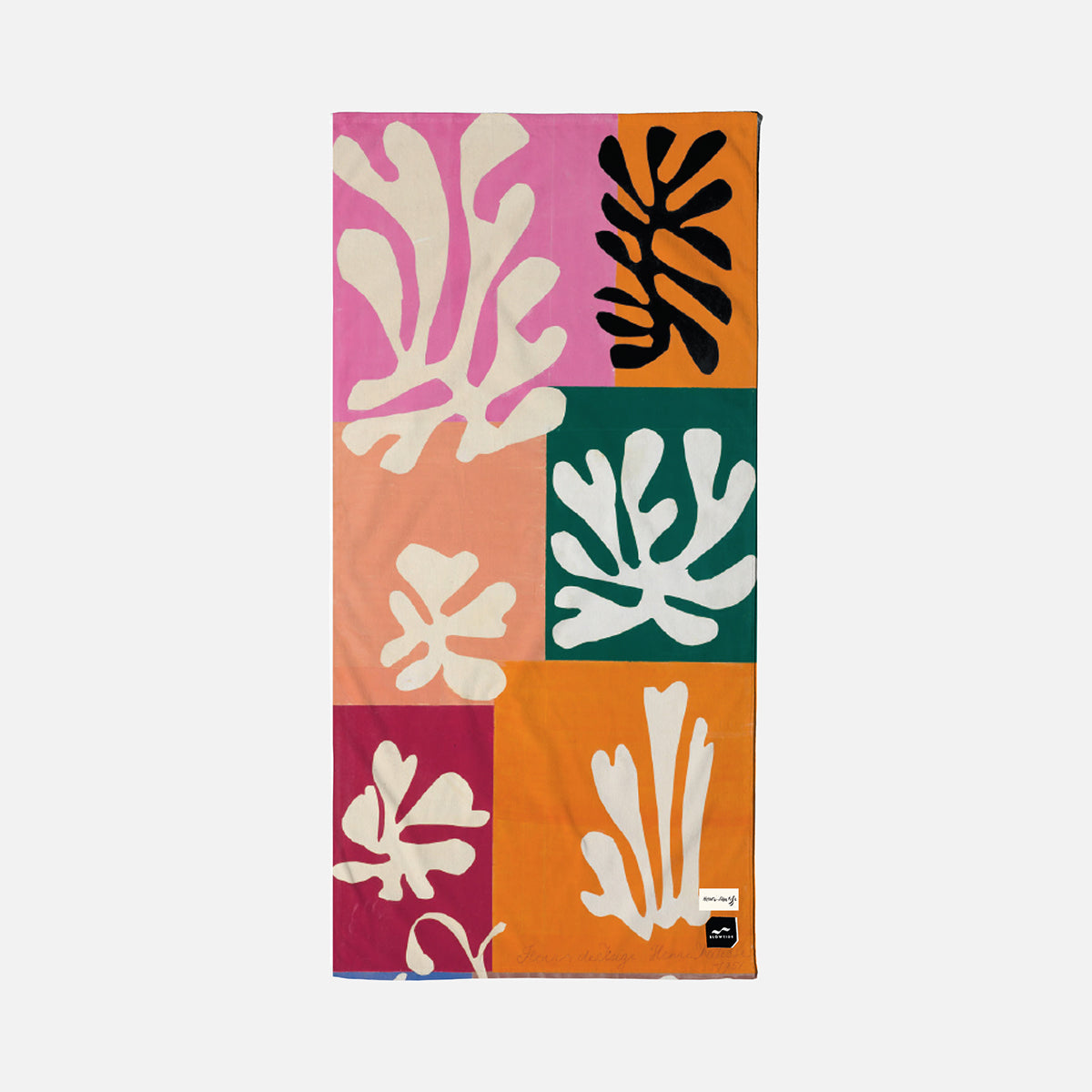 slowtide-snow-flowers-beach-towel-henri-matisse-x-slowtide image 4