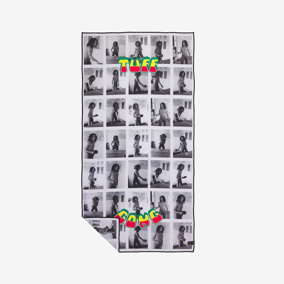 slowtide-tuff-pong-performance-quick-dry-travel-towel-bob-marley-x-slowtide-ligh image 1